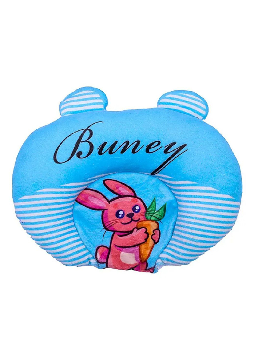 NeonateCare Kids Blue & Pink Printed Cotton Mustard Seed Head Shaping Pillow