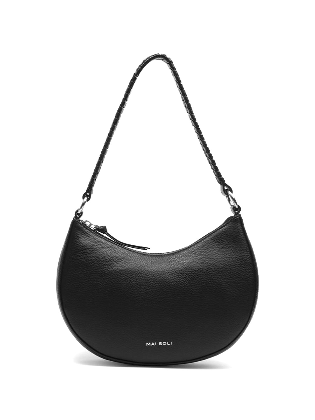 Women Black Genuine Leather Aubrey Shoulder Bag
