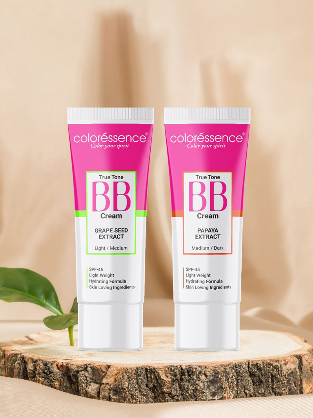 Coloressence True Tone BB Cream With Papaya Extract- 30g-Shade-02