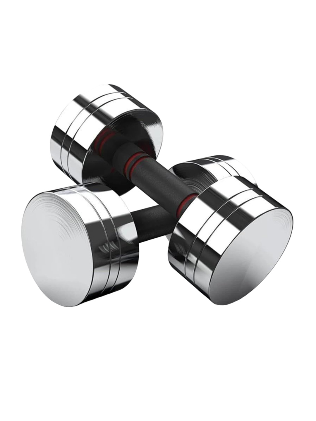 HackerX Men 2Pcs Stainless Steel Gym Dumbbells