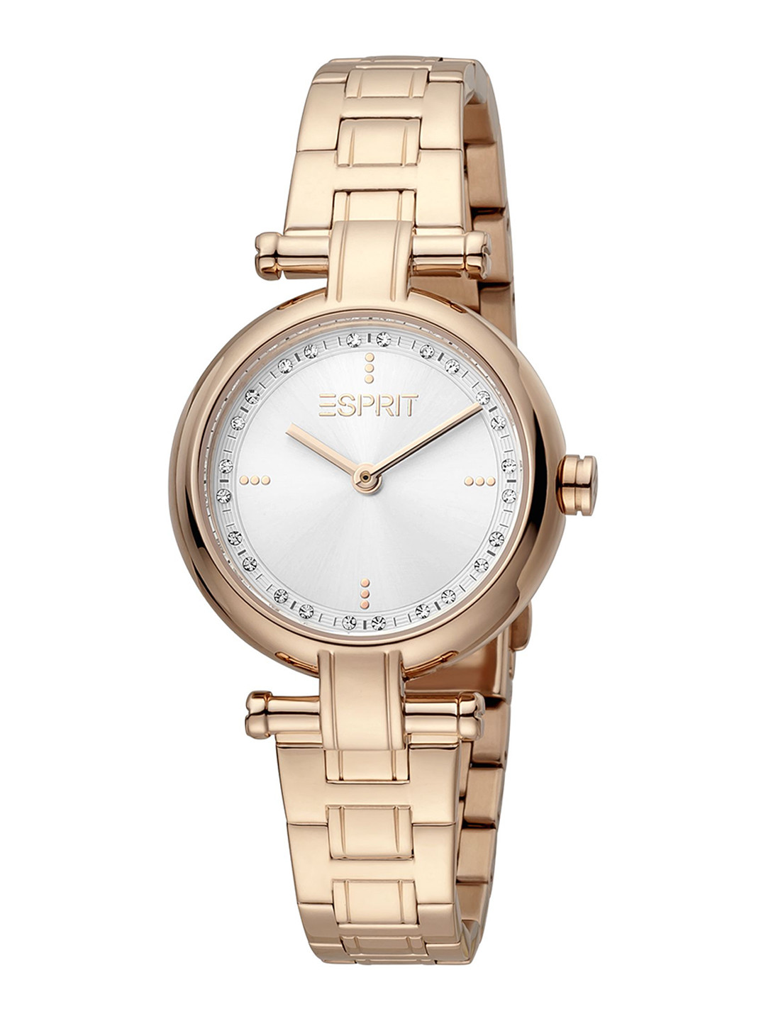 ESPRIT Women Embellished Dial & Stainless Steel Straps Analogue Automatic Watch ES1L267M0075