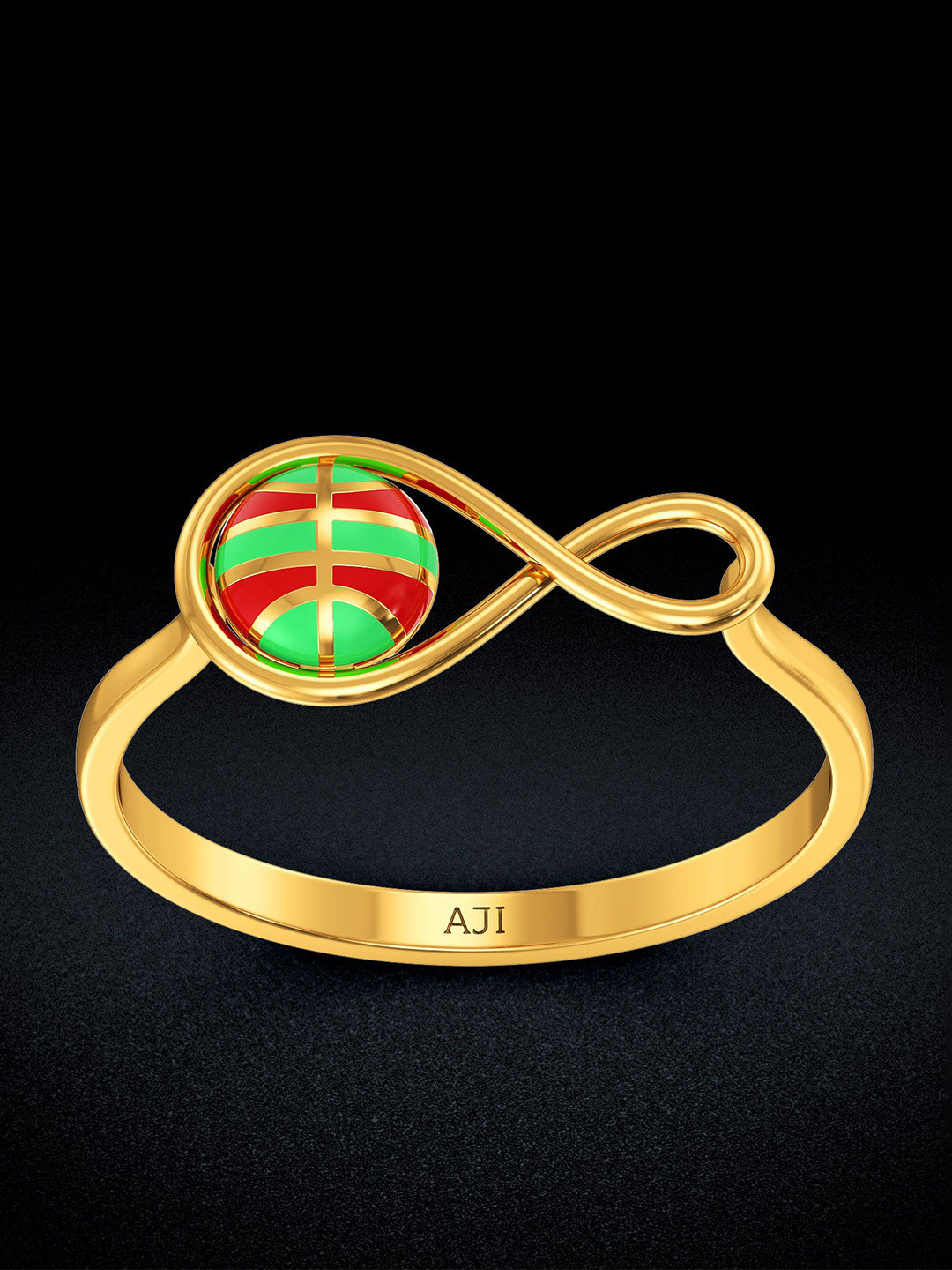 Joyalukkas Women 22Kt Finger Ring Gold 2.1gm