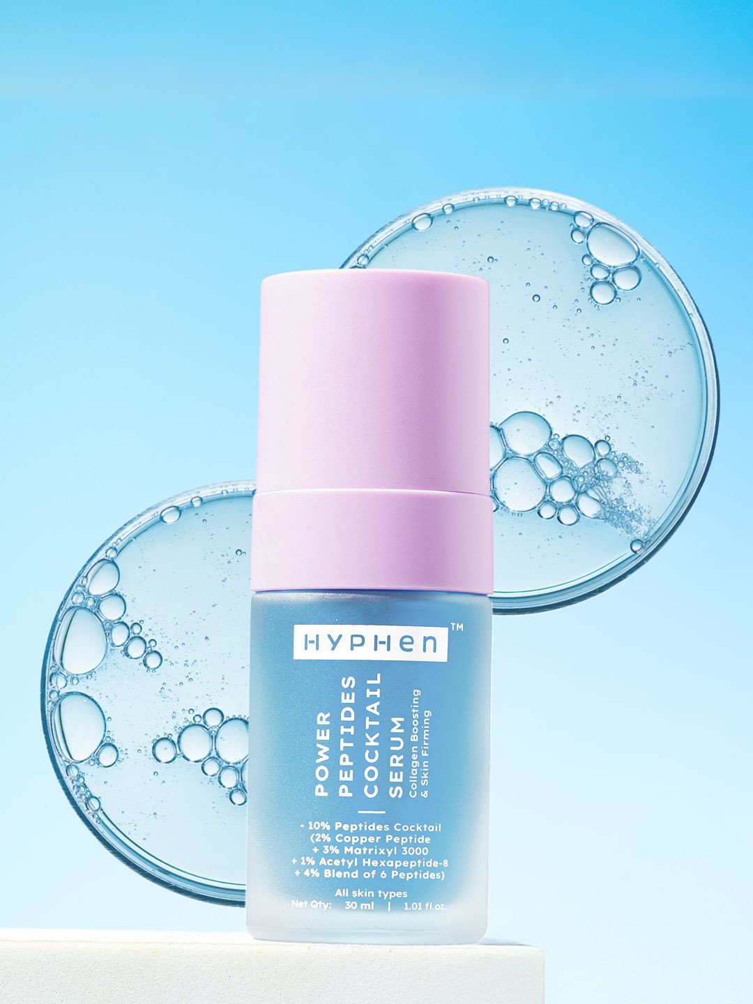 Hyphen Power 10% Power Peptide Cocktail Anti-Aging Serum with 2% Copper Peptide - 30ml