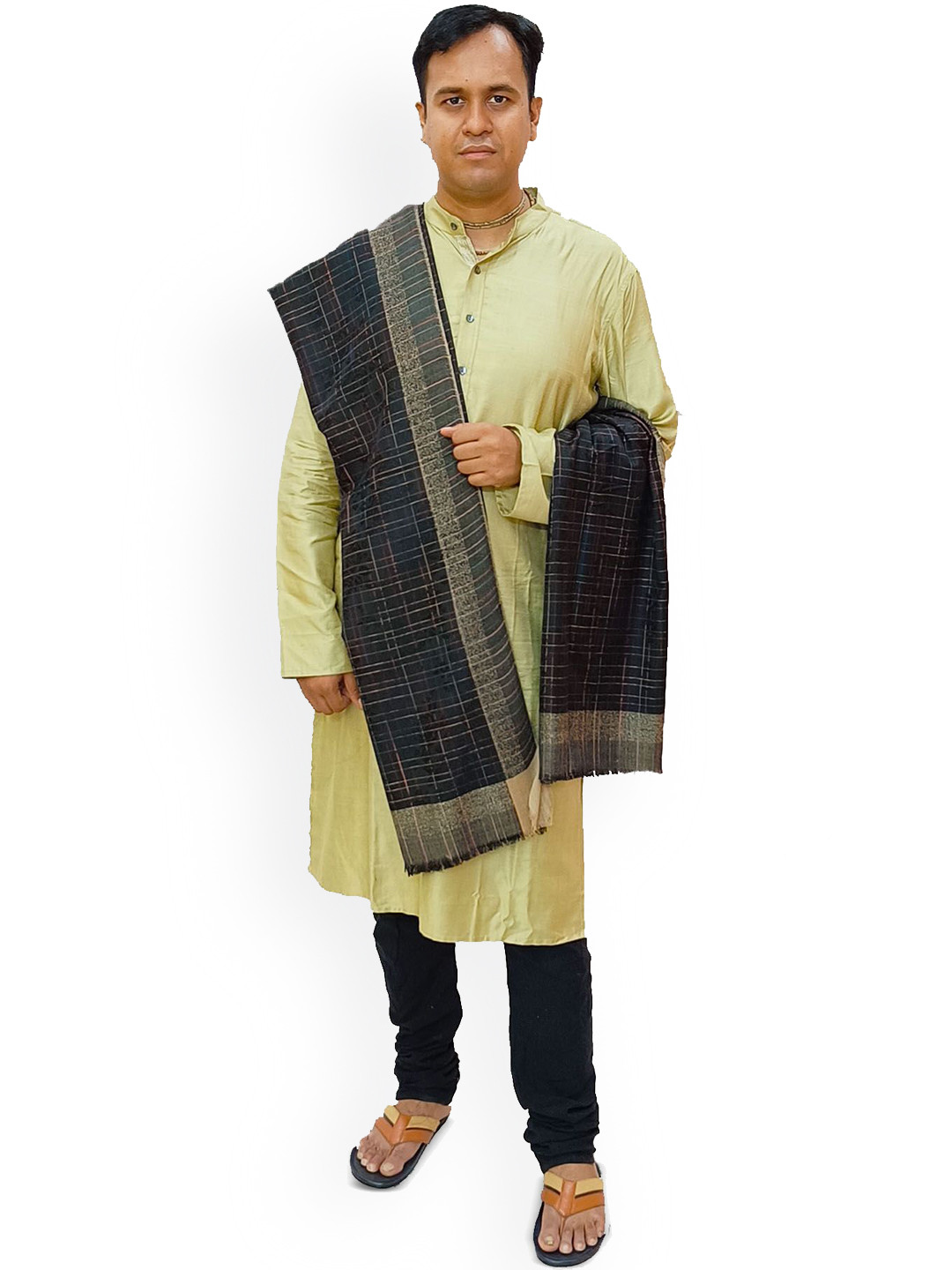 Vrinde Pashmina Printed Pure Woollen Shawl