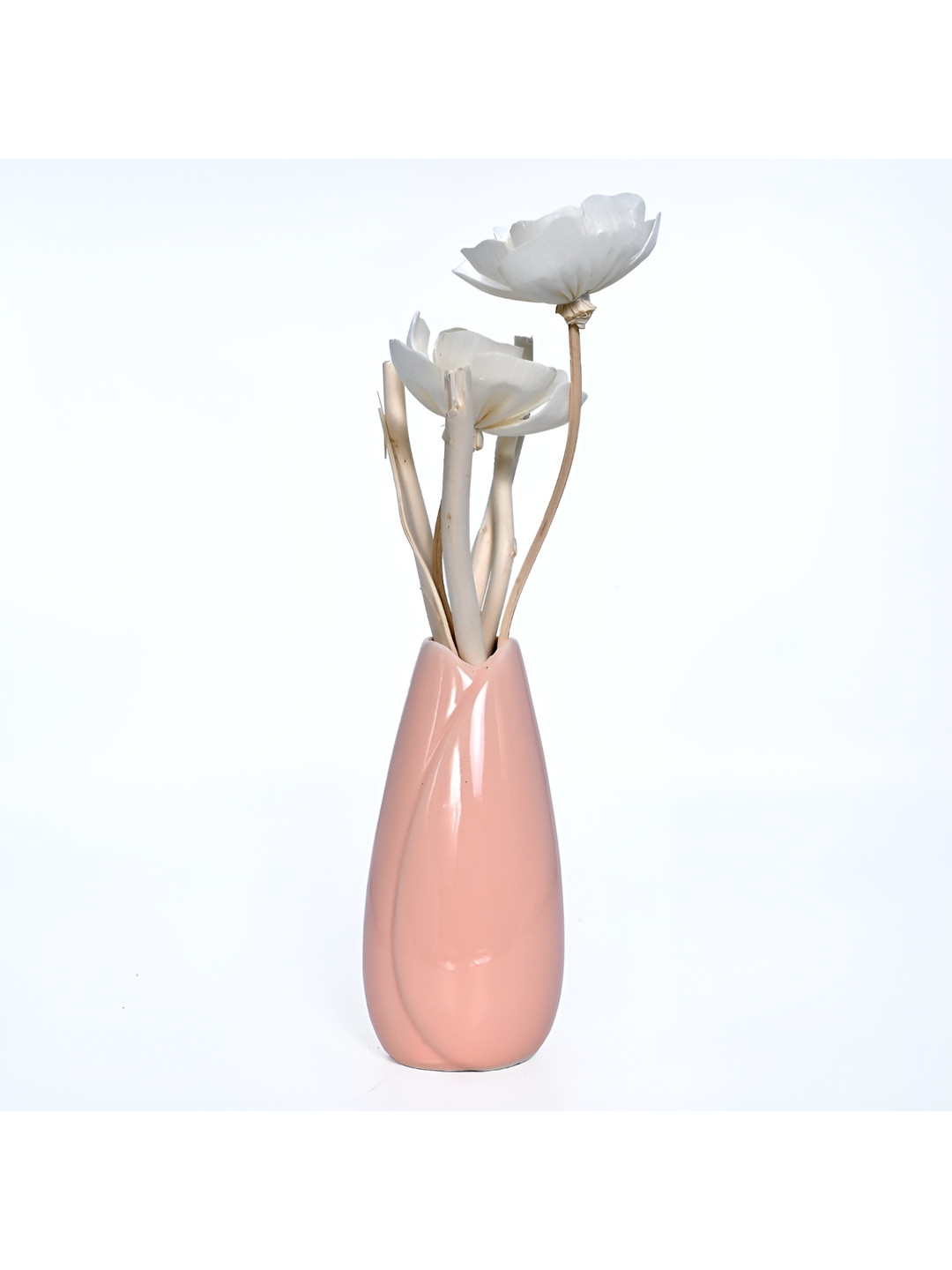 Cortina Pink Ceramic Flower Vases