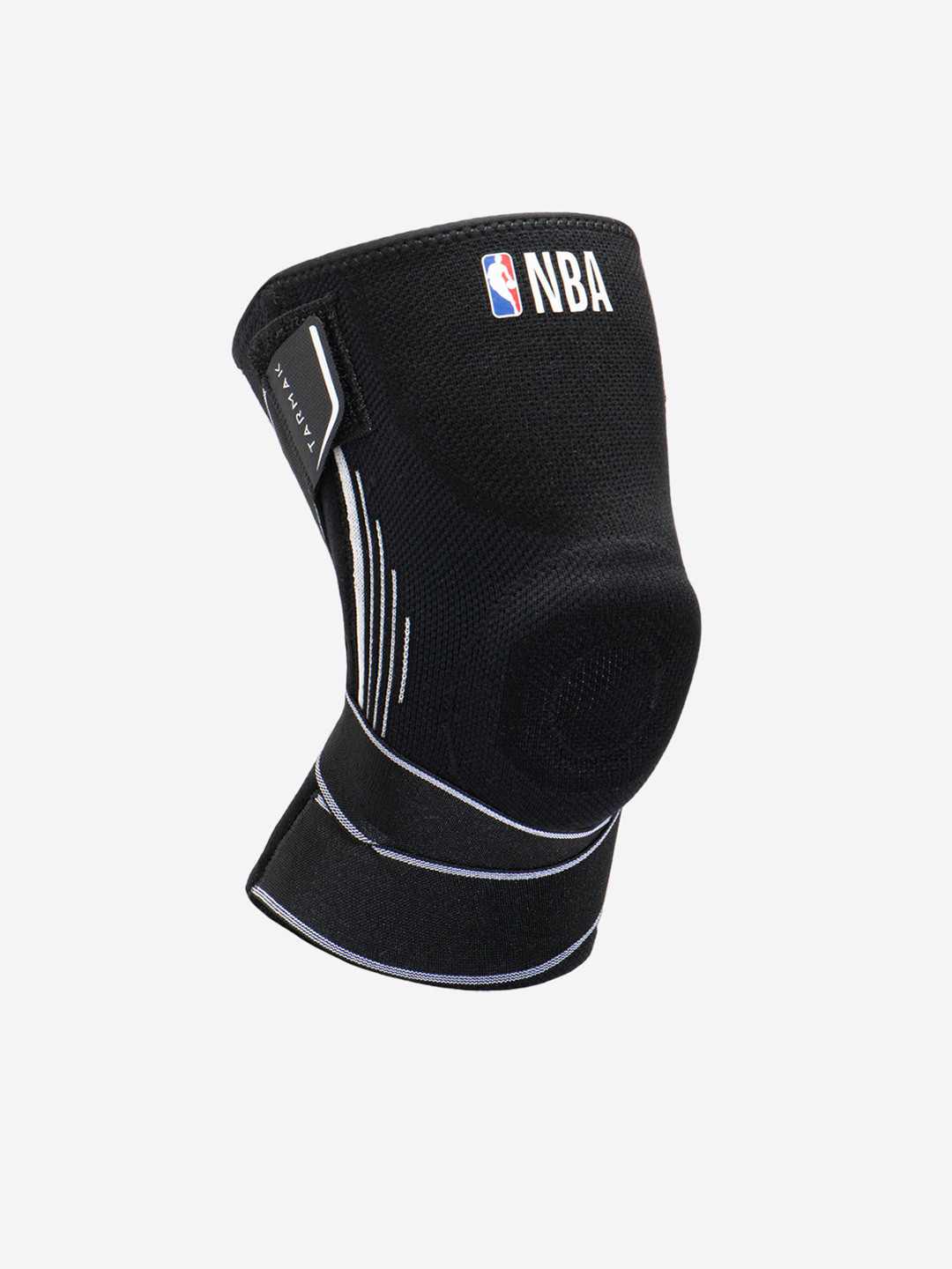 Decathlon Unisex Black Compressive Knee Braces(Supports) With Adjustable Straps