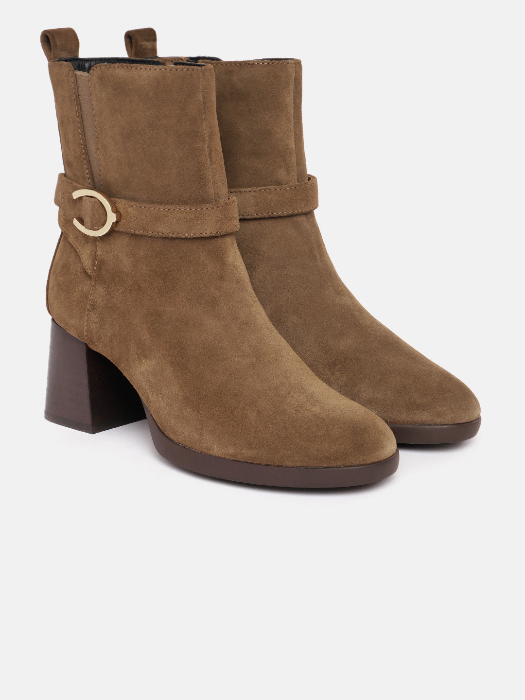 Geox Women D Walk Pleasure 55 A Suede Ankle Boots