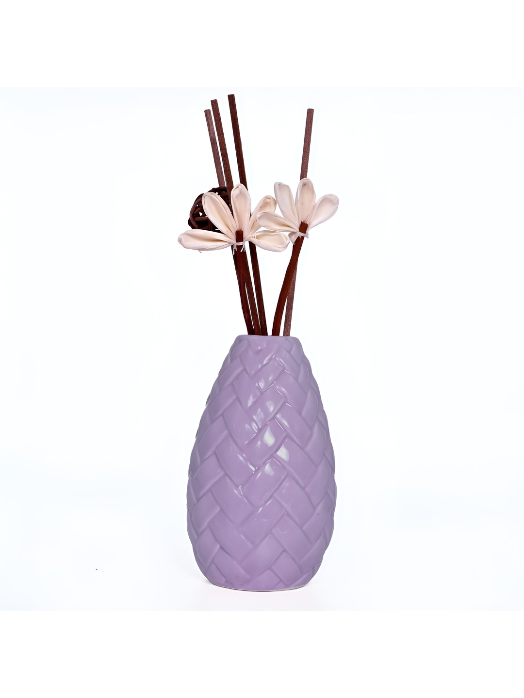 Cortina Purple Textured Flower Vases