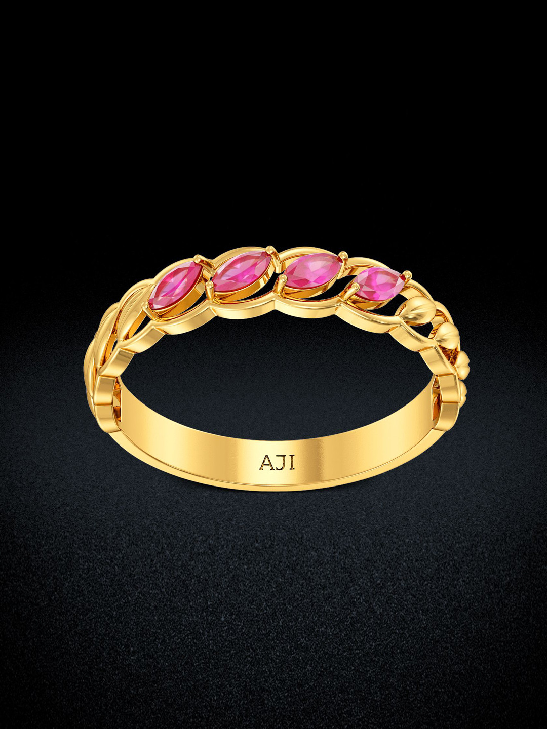 Joyalukkas Women 22KT Yellow Gold Finger Ring