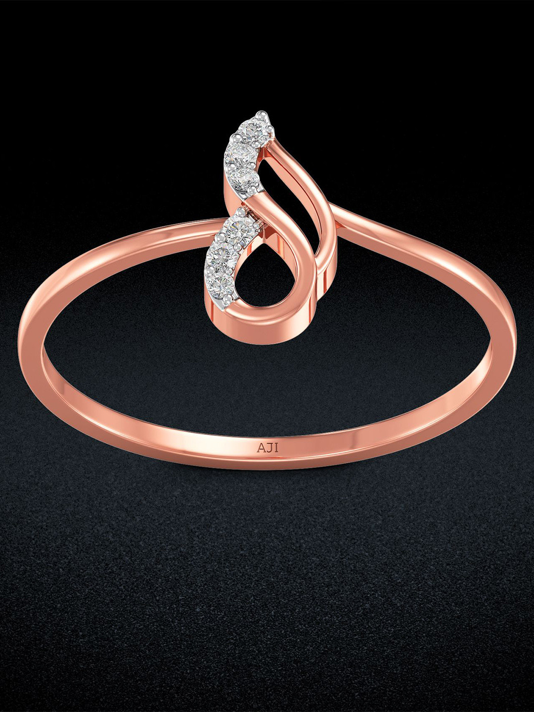 Joyalukkas 18KT Special Rose Gold Diamond Ring