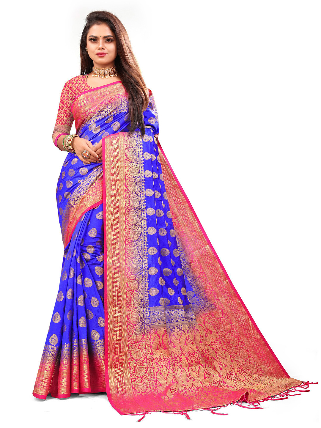 ANISSA SAREE Woven Design Zari Paithani Saree