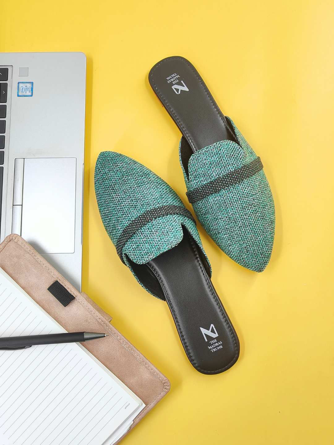 THE MADRAS TRUNK Women Mules Flats