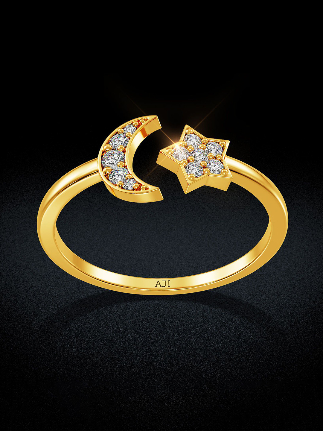 Joyalukkas 22KT Luminar Finger Ring Gold