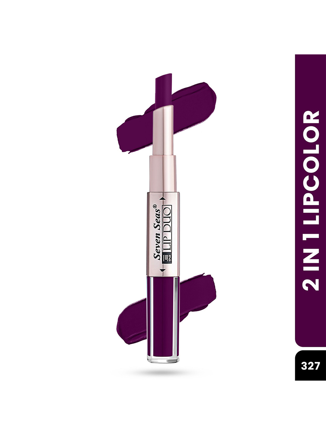 Seven Seas Lip Duo 2 In 1 Lipstick-7 g- 327