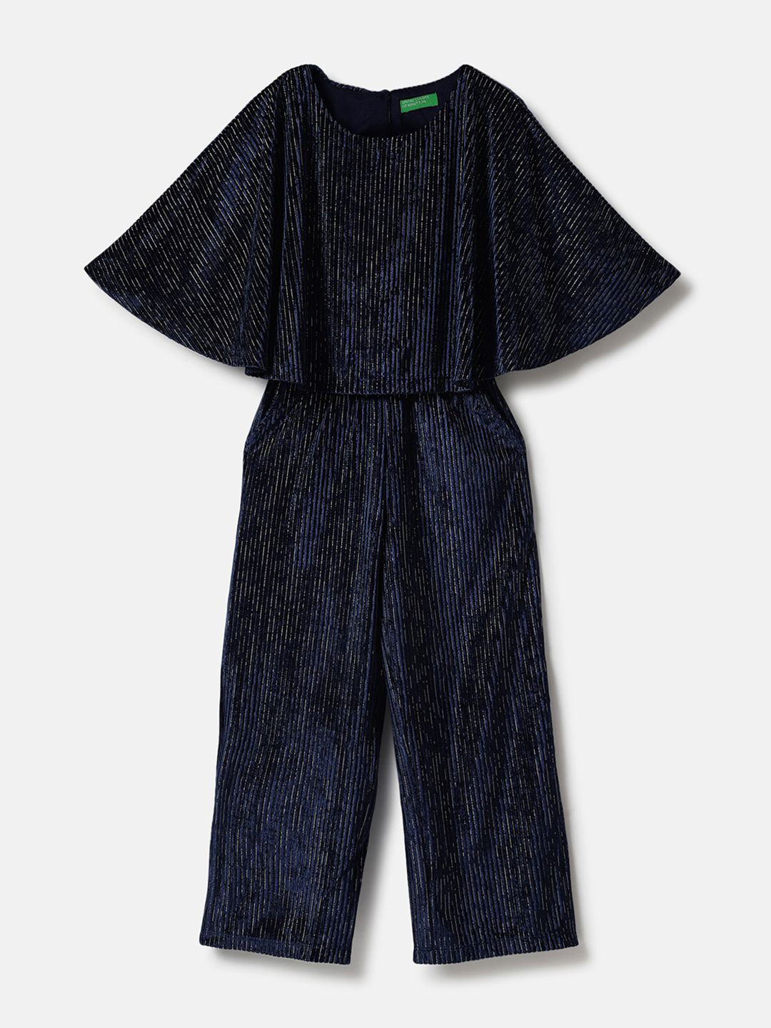 United Colors of Benetton Girls Printed Basic Jumpsuit