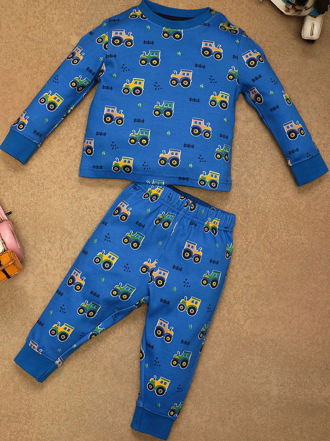 One Friday Boys Pure Cotton Printed Night suit