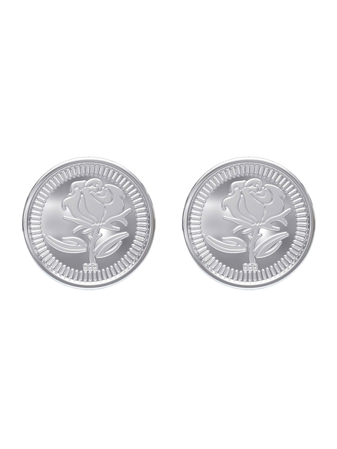 Joyalukkas 999 Purity Set of 2 Round Shaped Silver Coin - 10 g Each