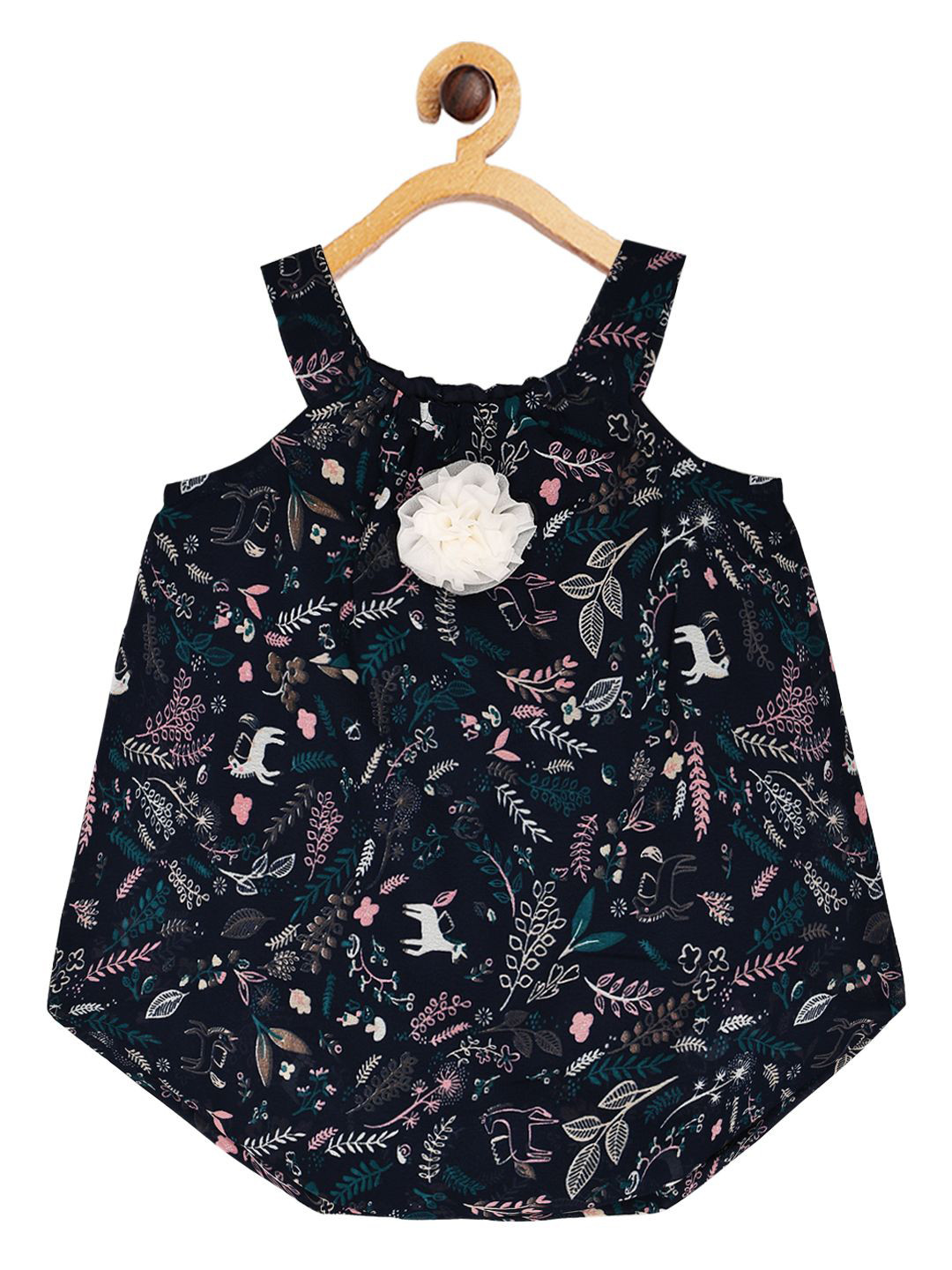 HERE&NOW Girls Print Balloon Dress