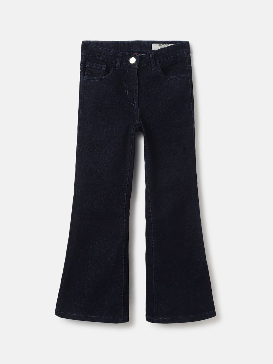 Blue Giraffe Girls Bootcut Stretchable Jeans