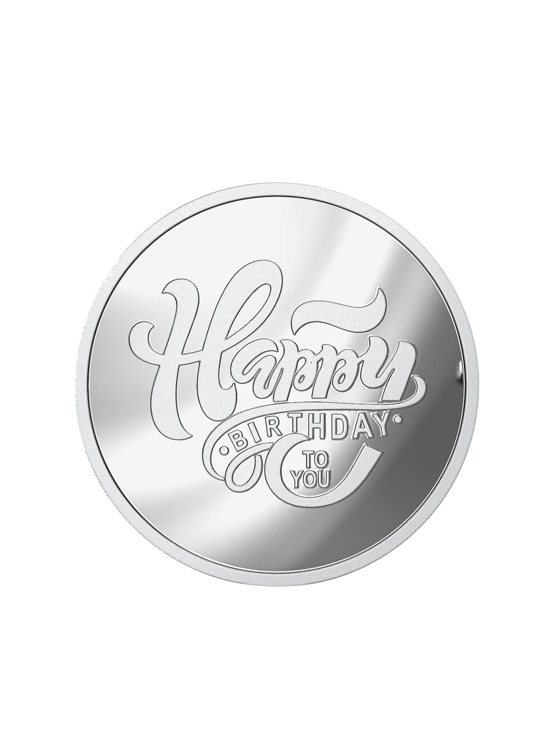 Joyalukkas Happy Birthday Silver Coin-20gm
