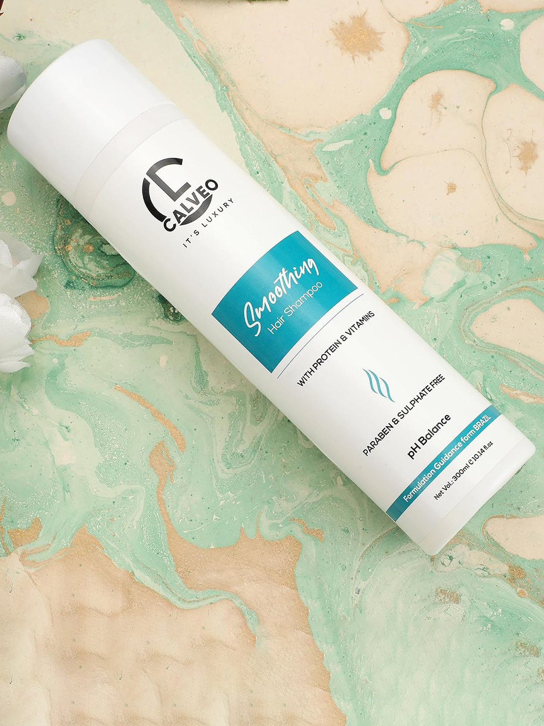 CALVEO Smoothing pH Balance Hair Shampoo with Protein & Vitamins - 300 ml