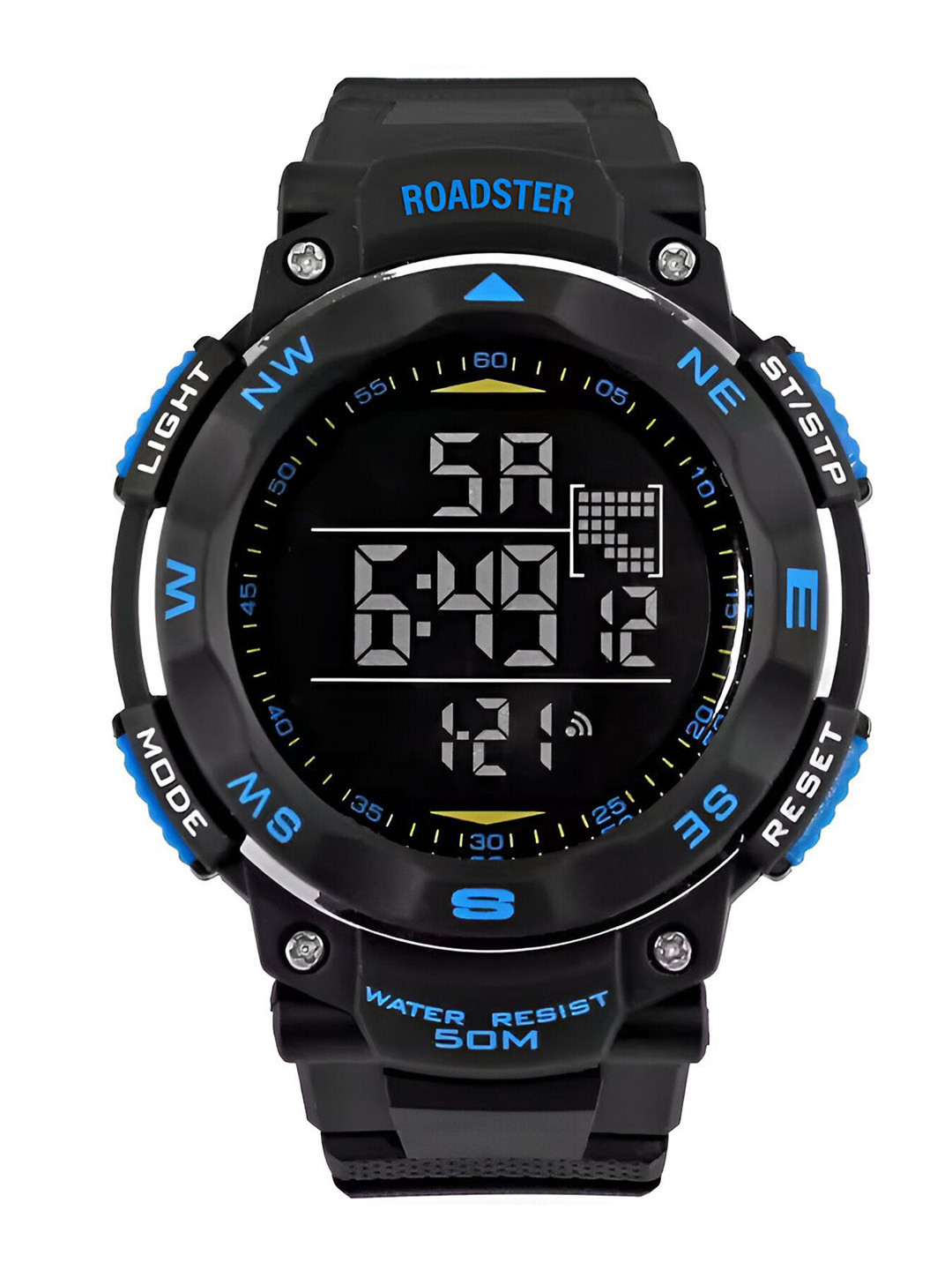 The Roadster Lifestyle Co Men Water Resistant Watch RDSTR-1235-BLUE-Blue