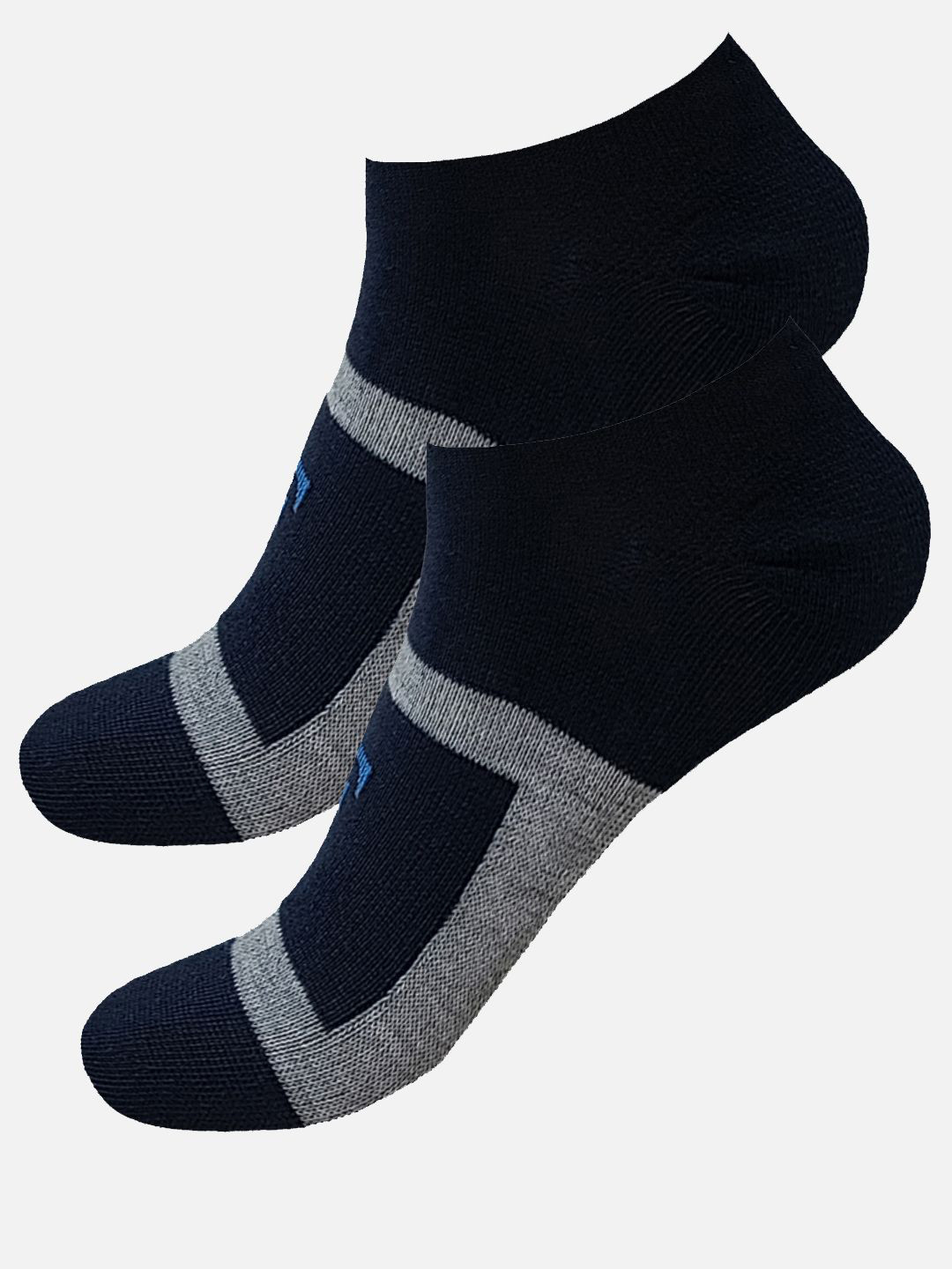 FIMS Men Striped Cotton Ankle-Length Running Socks