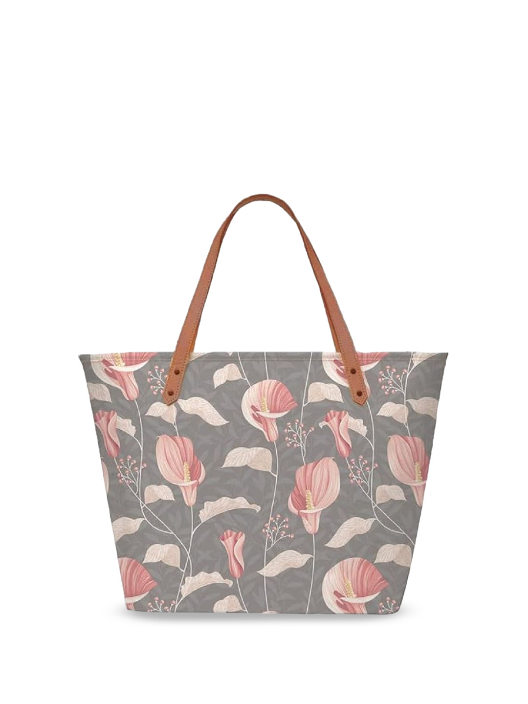 Lychee Bag Women Floral Printed Structured Tote Bag