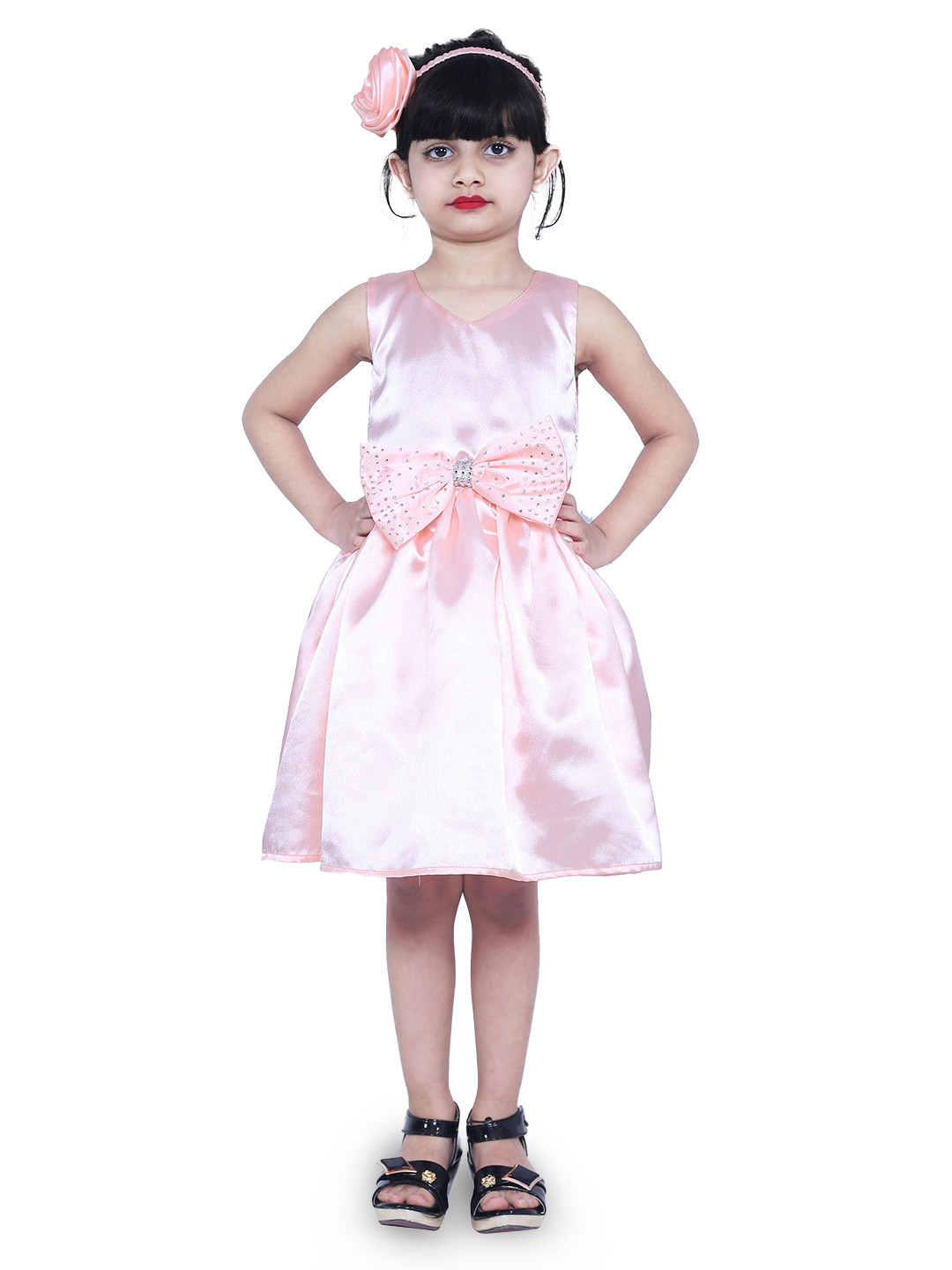 Buy Wish Little Girls Satin A Line Dress Dresses for Girls