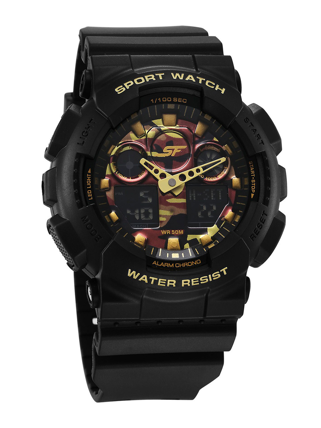 Sf Vigour Quartz Analog Digital With Multicolour Dial Unisex Watch - Nt87058pp05