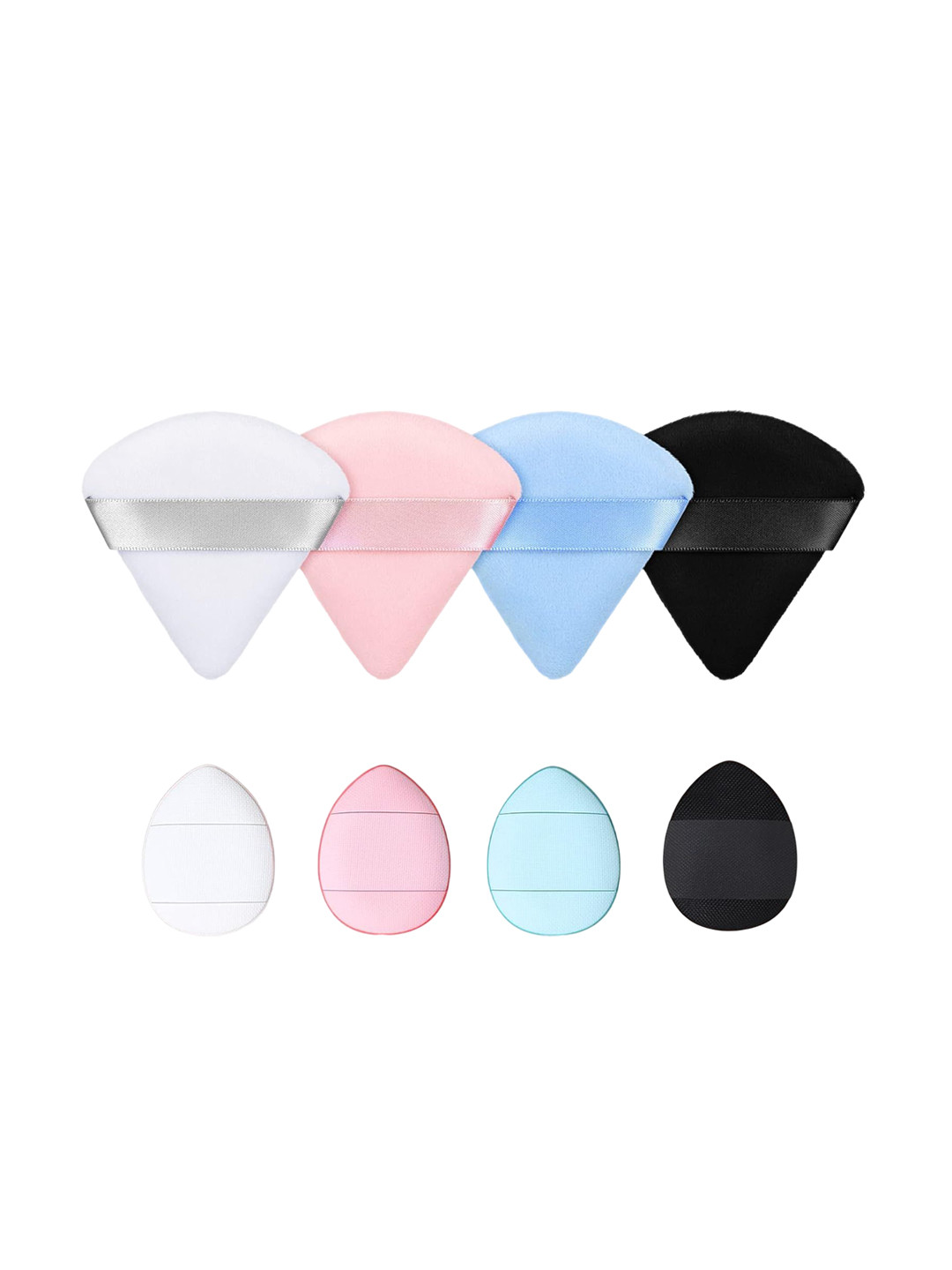 Scheibe Set of 8 Makeup Triangle Puff & Finger Puffs