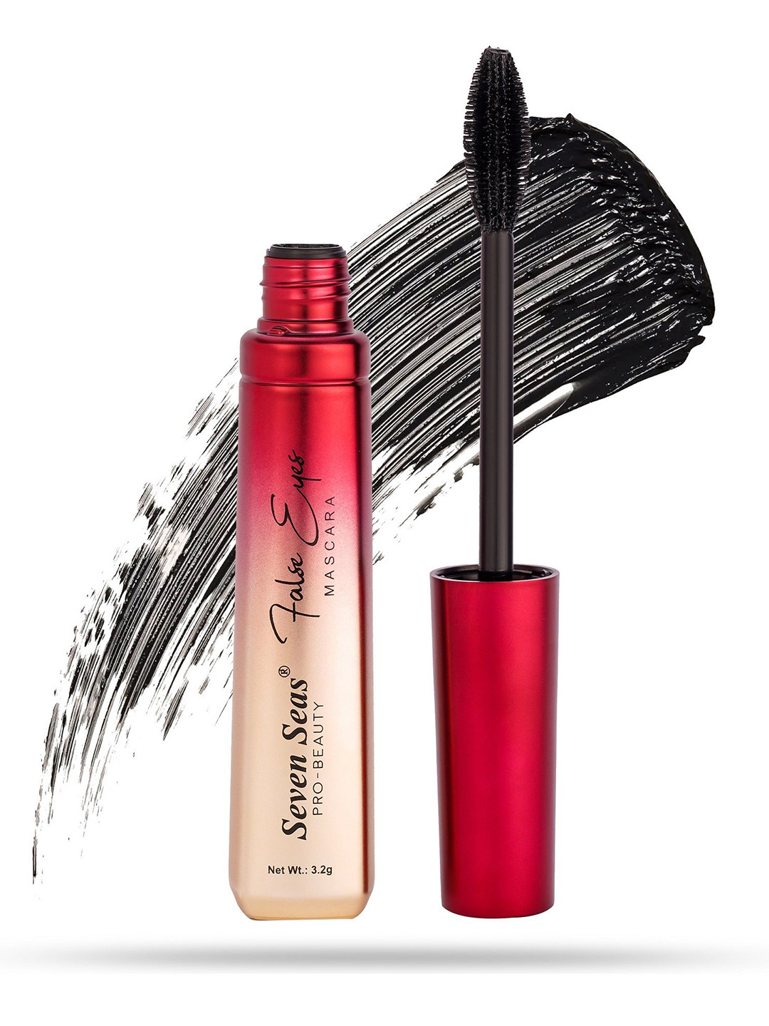 Seven Seas False Eyes Volumizing & Water Proof Mascara 3.2gm - Black