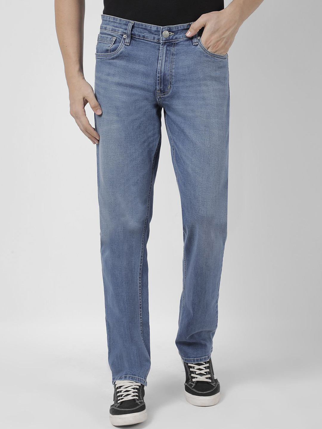 Numero Uno Men Light Fade Cotton Jeans