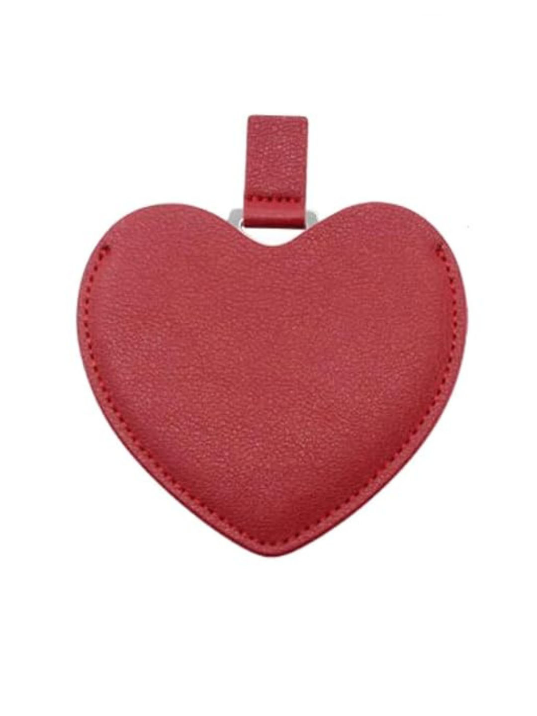 We3 Red Stainless Steel Heart Mirror
