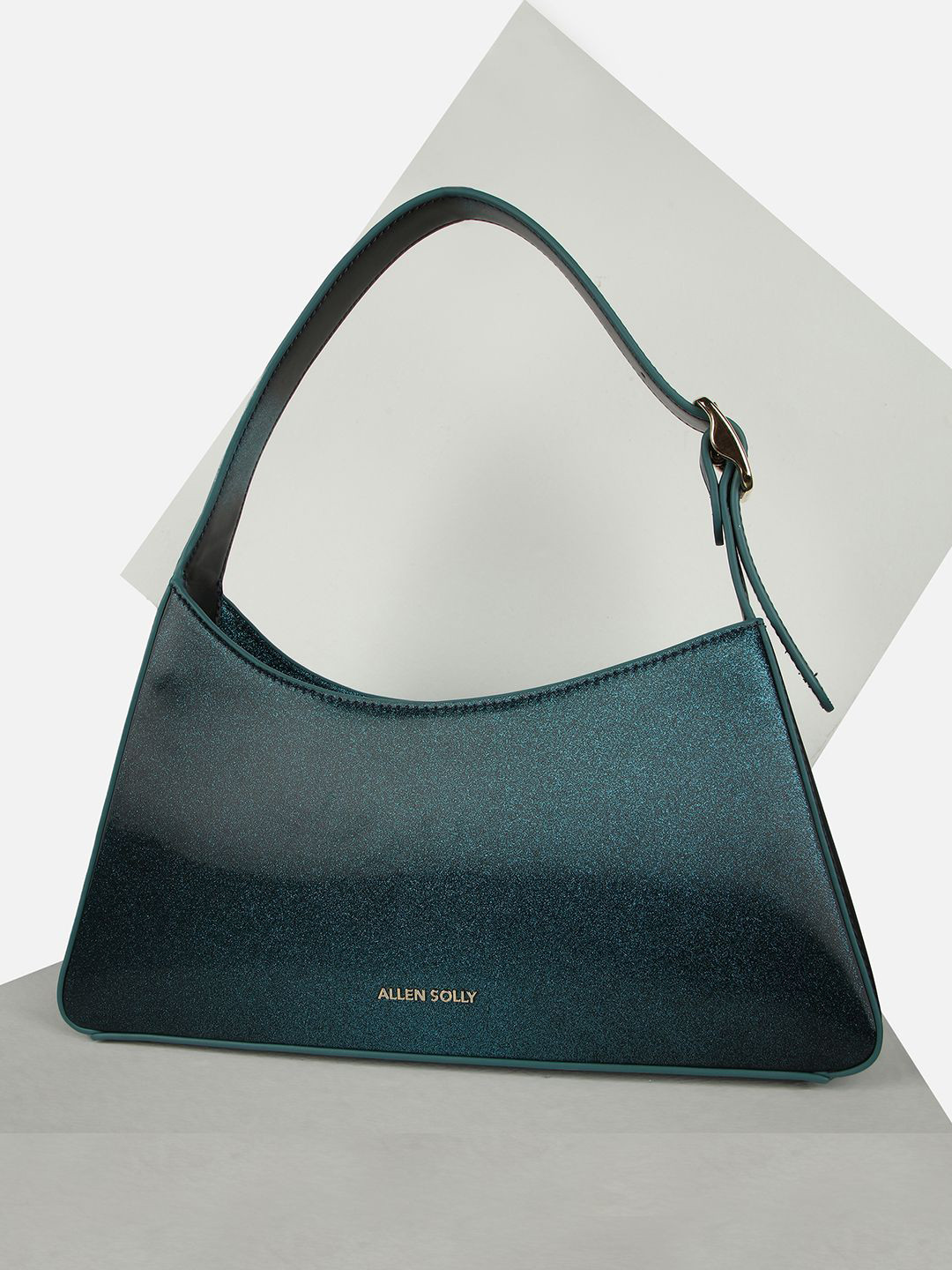 Allen Solly Woman Abstract Printed Half Moon Handheld Bag