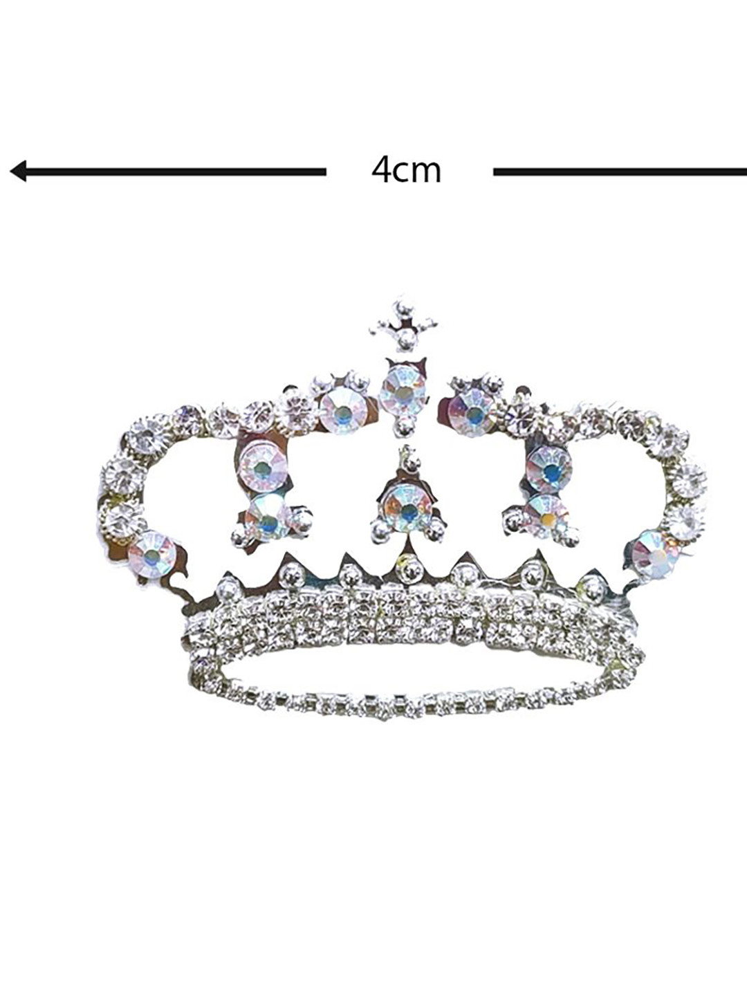 Comet Busters Temporary Body Jewel Studded Crown Tattoo