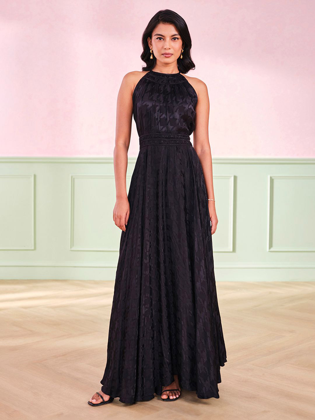 AND Women Halter Neck Maxi Dress