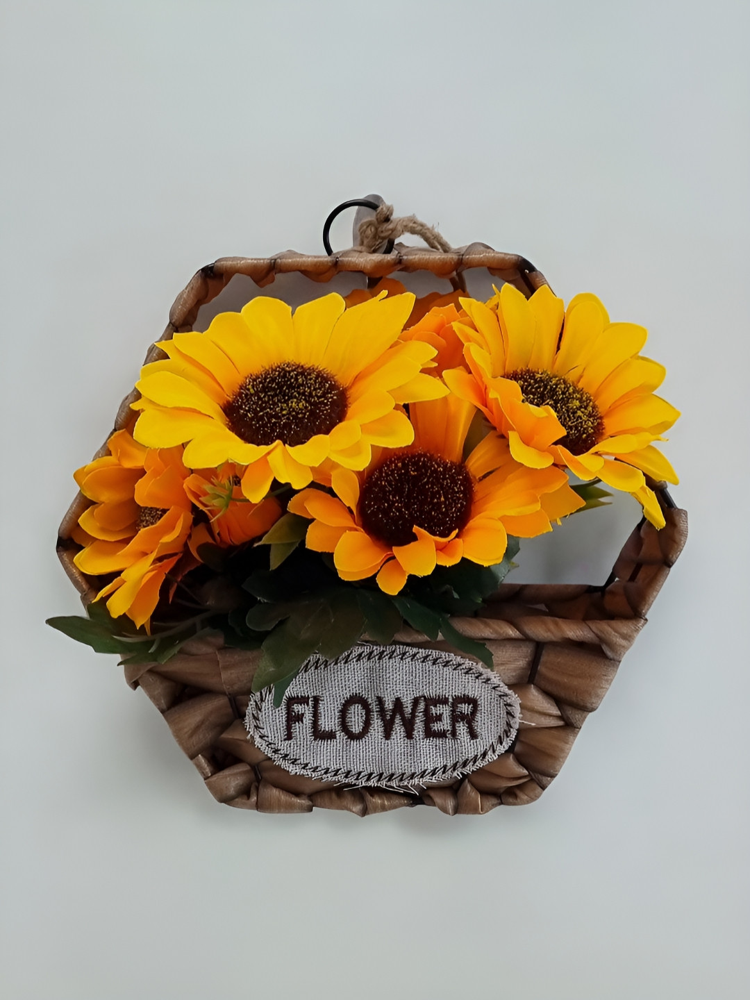 Art Street Brown Textured Flower Vase