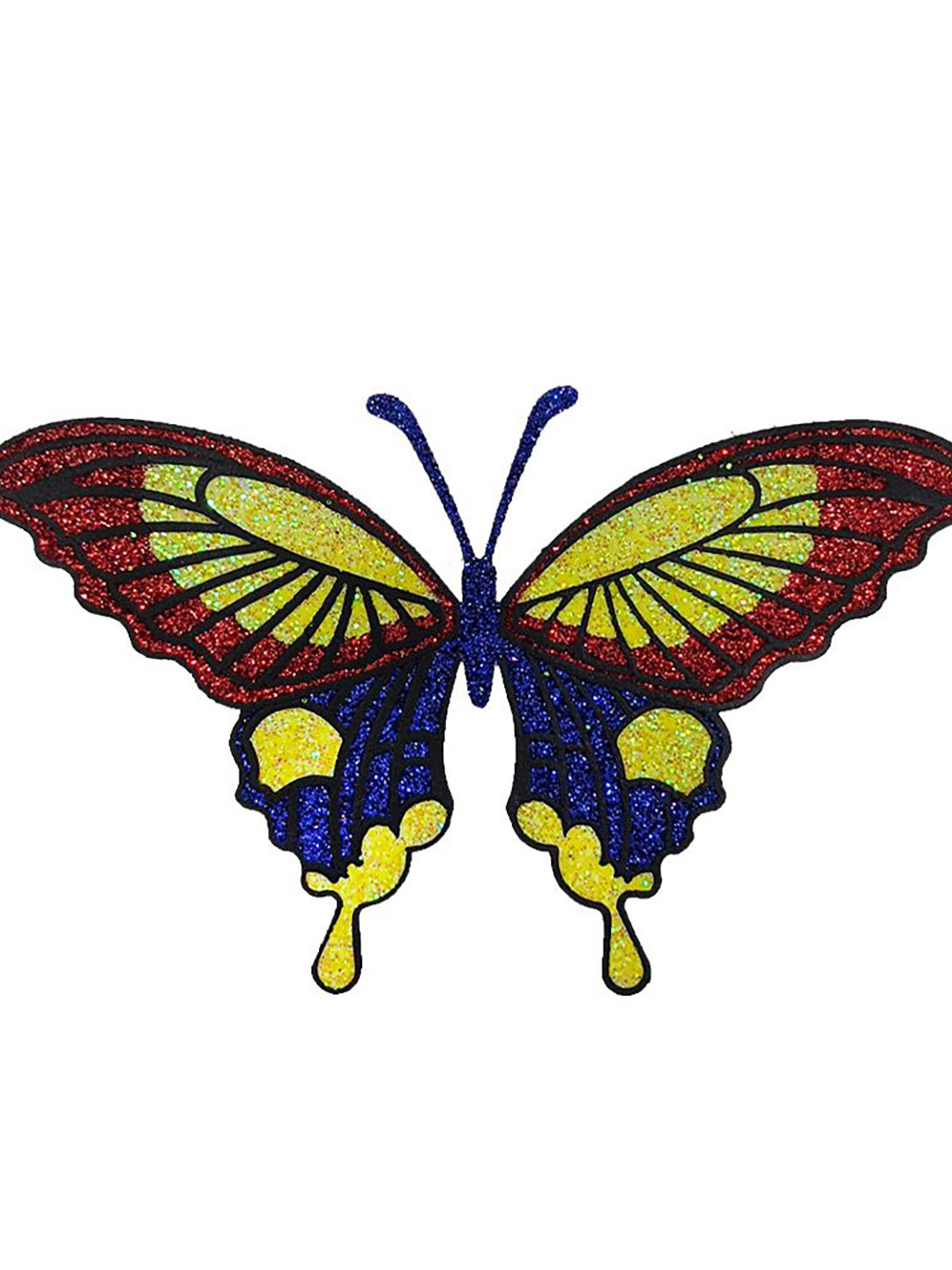 Comet Busters Temporary Handcrafted Body Jewel Glitter Butterfly Tattoo