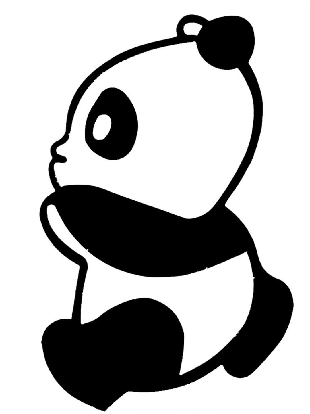 Comet Busters Temporary Body Jewel Panda Tattoo