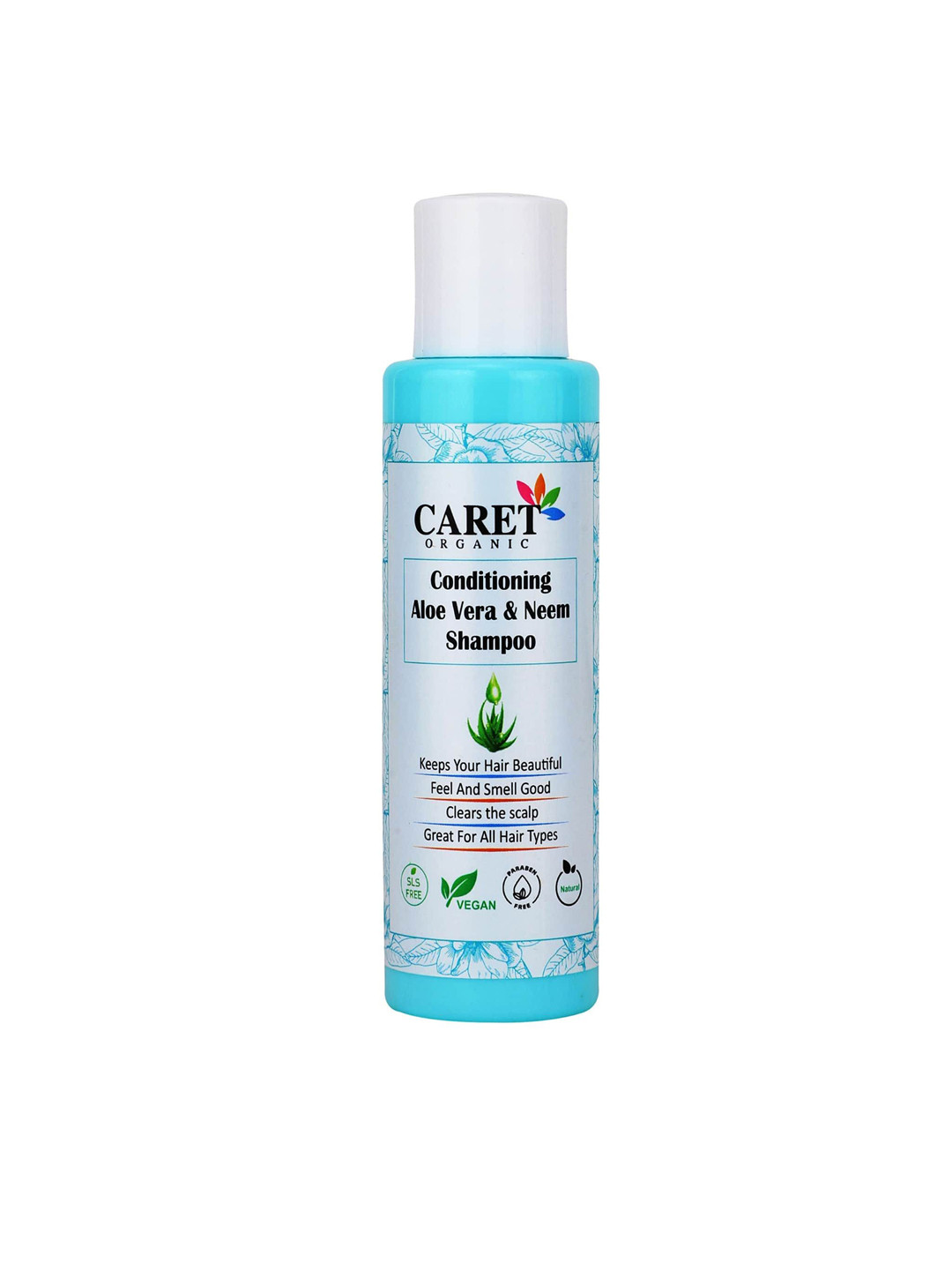 CARET ORGANIC Conditioning Aloevera & Neem Shampoo For Dry Hair - 100 ml