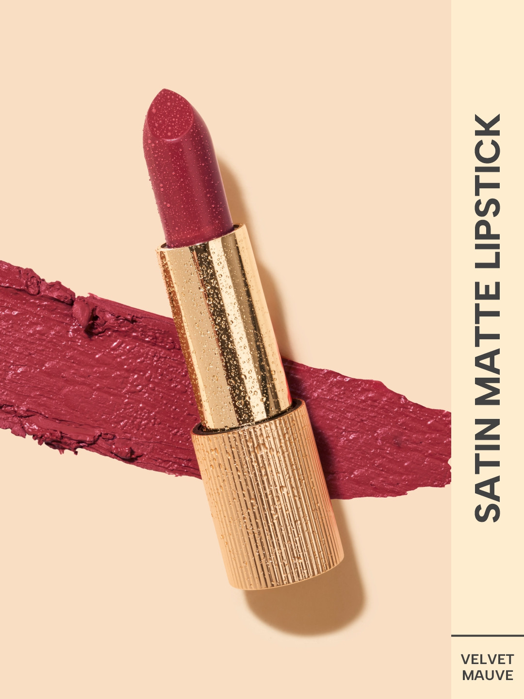 RAS LUXURY OILS Lumiere Satin Matte Lipstick With Vitamin E 4.2g - Velvet Mauve