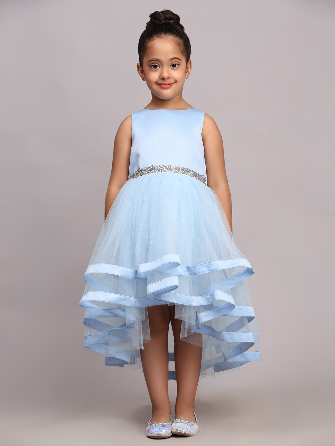 Toy Balloon kids Girls Applique Fit & Flare Knee Length Dress