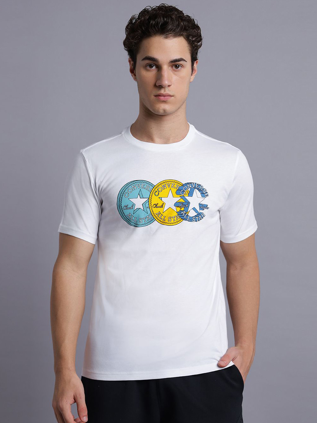 Converse Men Chuck Taylor Distorted T-Shirt