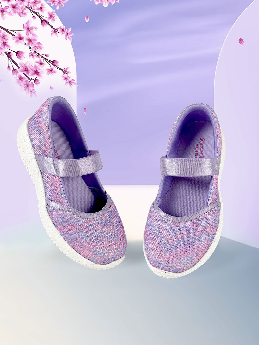 KazarMax Girls Printed Mary Jane Flats
