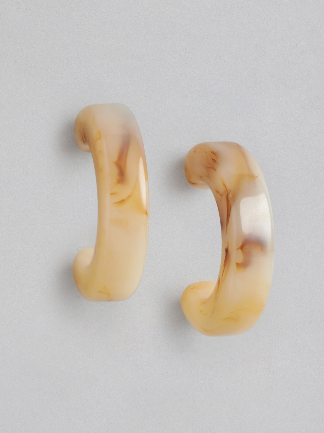 Forever New Circular Half Hoop Earrings