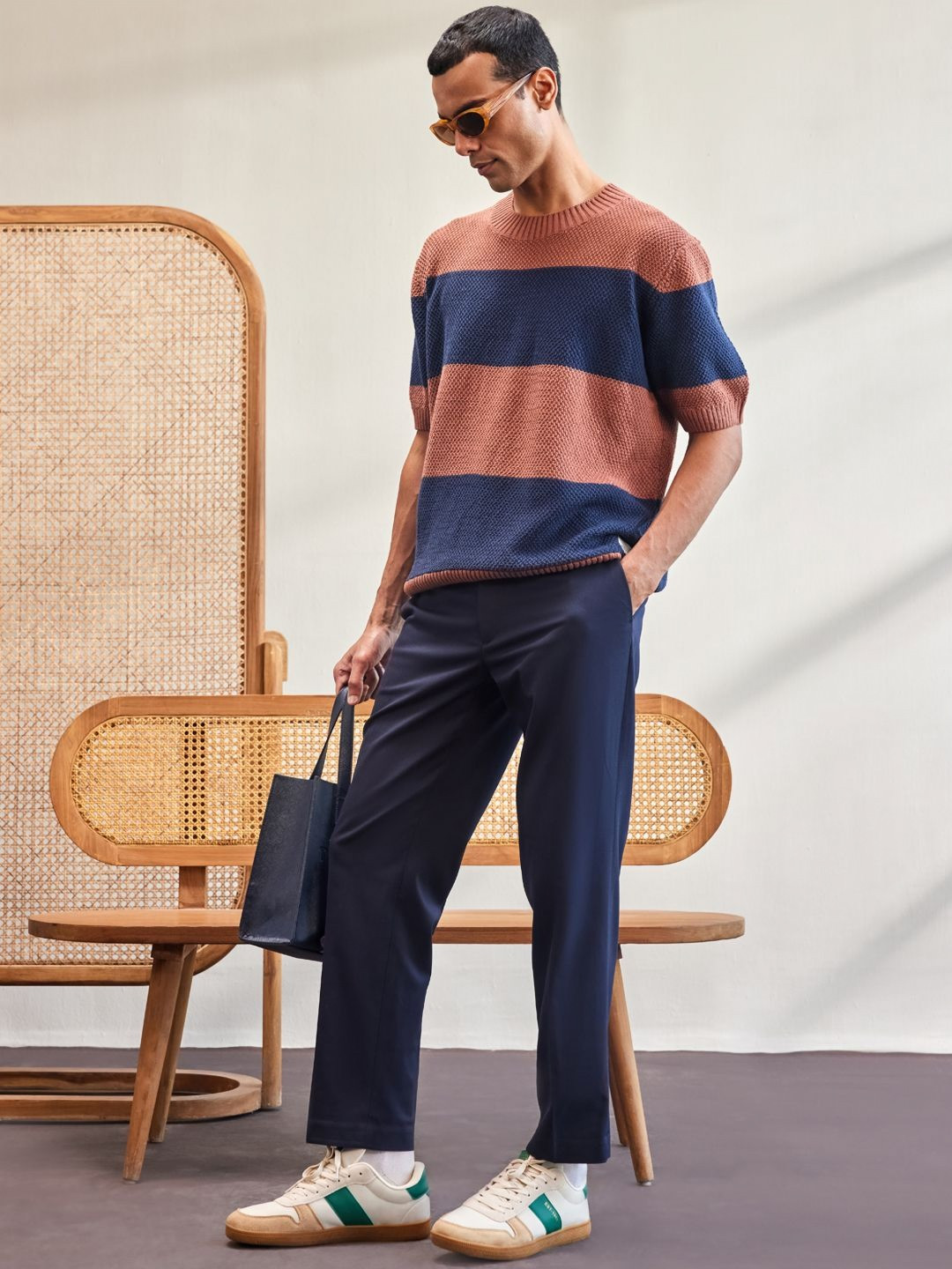 Mr Bowerbird Men Henley Neck T-shirt