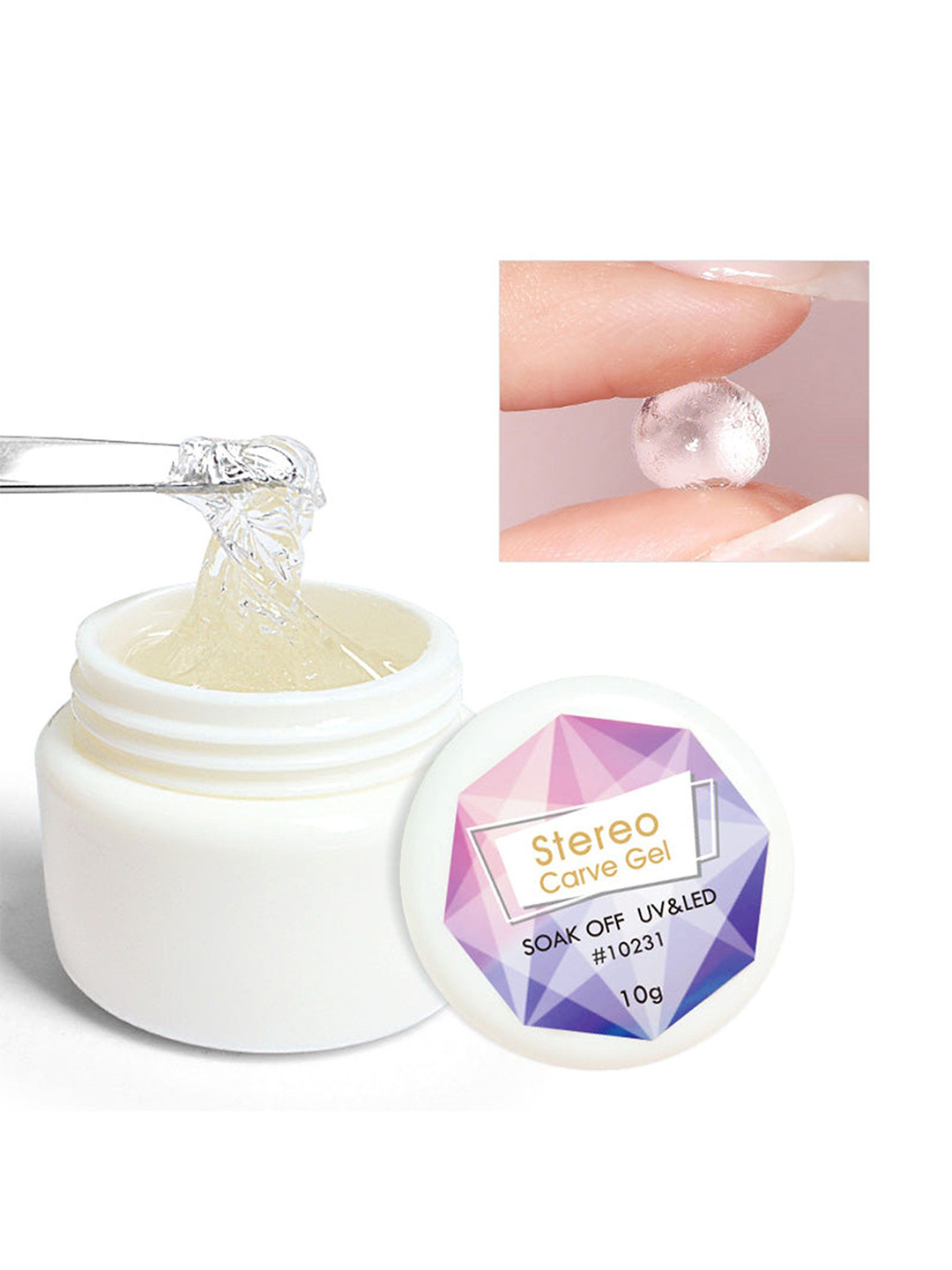 CANNI Soak Off UV & LED Stereo Carve Gel for Nail Art - 9ml