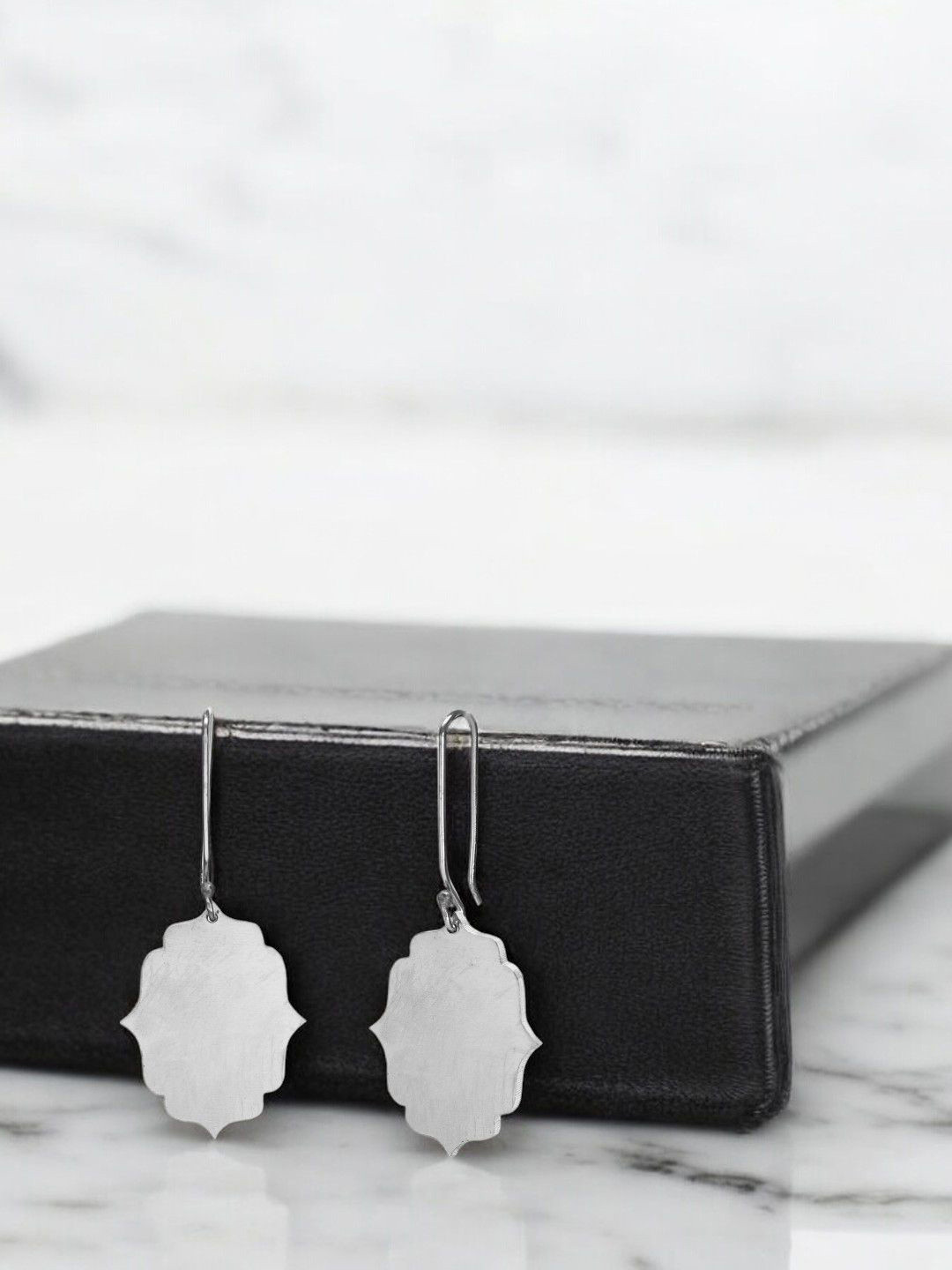 Goldnera 925 Sterling Silver Arabic Style Drop Earrings