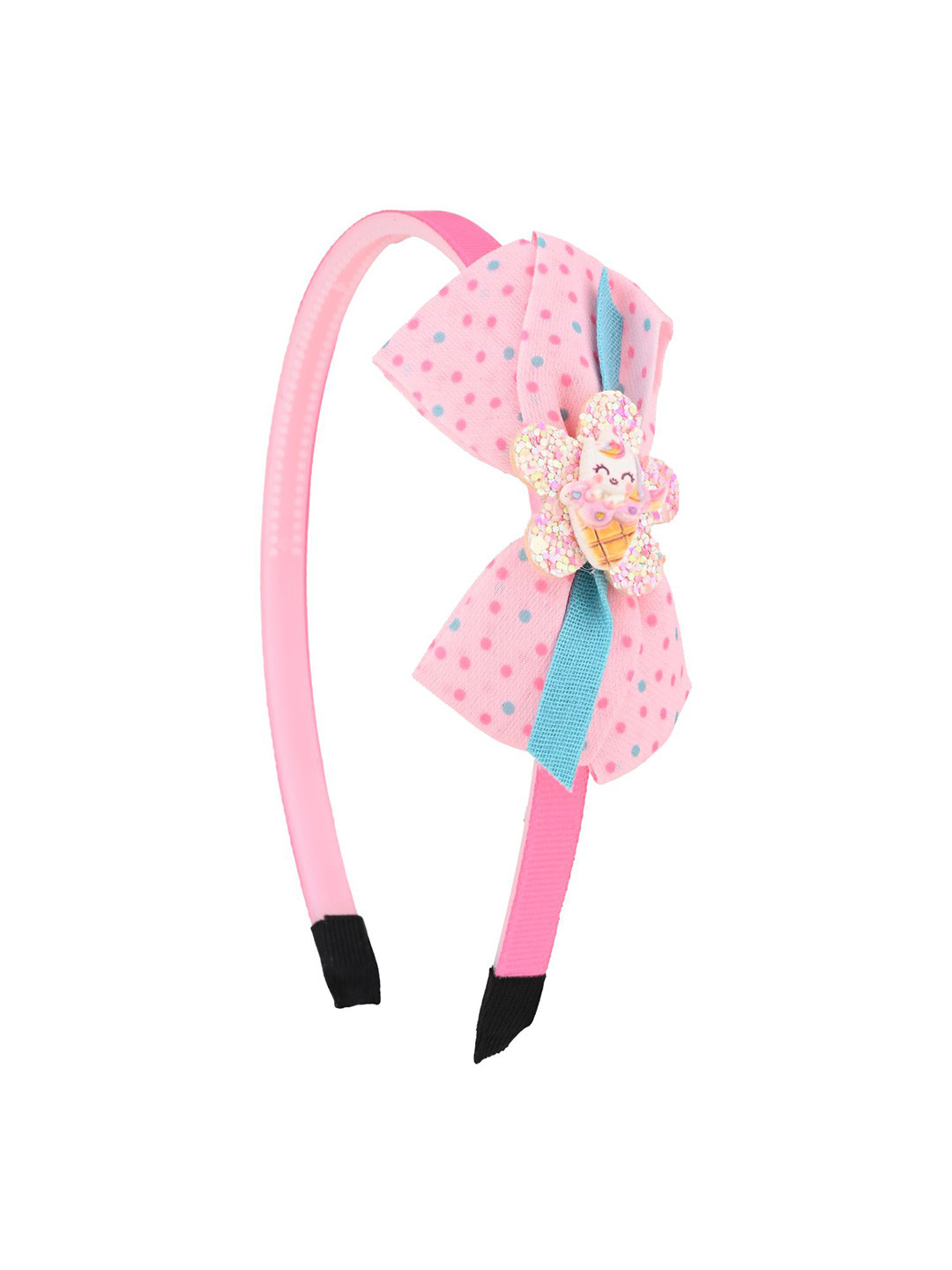 Asthetika Kids Girls Embellished Unicorn Charm Bow Hairband